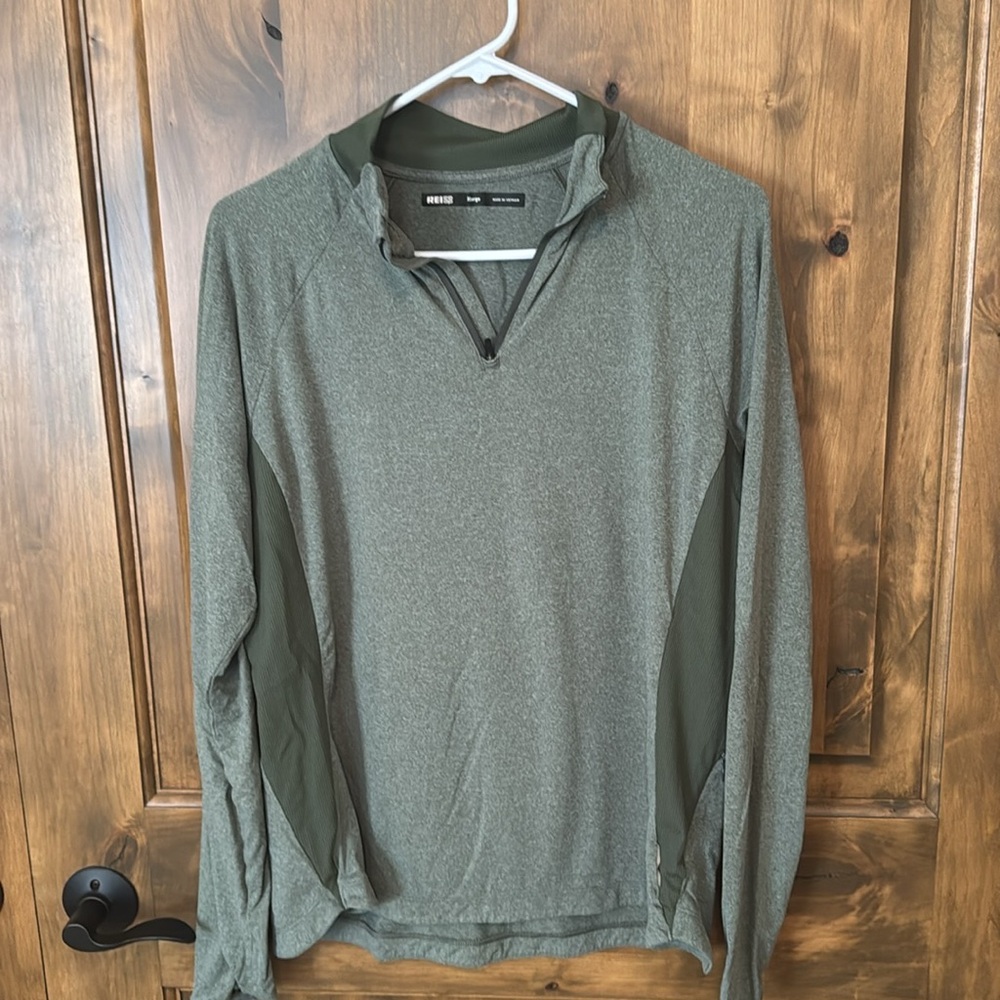 REI CO OPGray Quarter-Zip Pullover